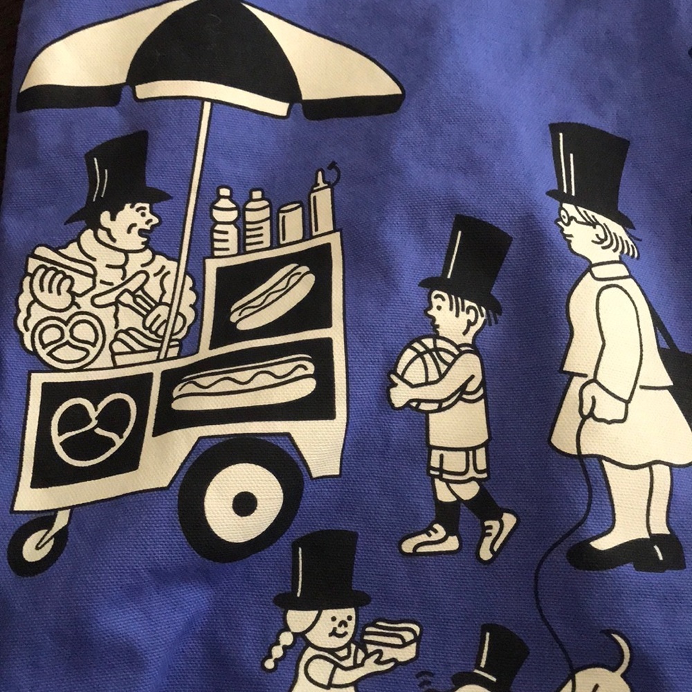 THE NEW YORKER Hot Dog Vendor Cotton Tote Bag - Picture 8 of 8